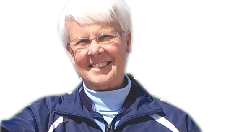 Linda Berner Adams, 69, of Rochester, for more than 30 years taught, coached and mentored girls in physical education and team sports, after instituting teams for girls at Eastridge High School in Irondequoit. Adams never missed a season of coaching field hockey. Photo was taken during the spring 2015