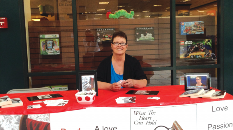 Charlotte Symonds during one of her book sign events.