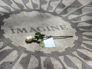 In Central Park, two places of special interest are the Strawberry Fields with the “Imagine” mosaic located across the street from the Dakota where John Lennon was killed.