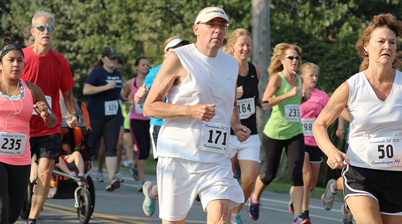 Bruce Rychwalski in 2016 participating in one of his 300 races