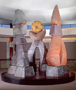 “Triad,” which once greeted travelers in a section of the Greater Rochester International Airport.