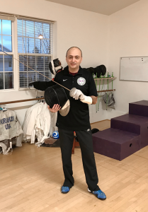 Russian-born 55-year-old Semion Kiriakidi first picked up the sport of fencing at the age of 10. Last August, he founded his own school in Greece, Ludus Fencing Studios.