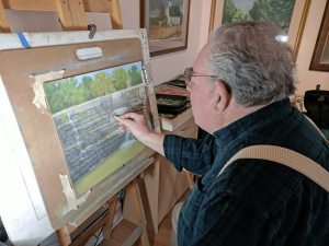 Besanceney’s favorite hobby is pastel painting. He has won several awards in local art and pastel shows. He taught basic drawing at adult classes at Honeoye Falls-Lima High School and was certified to teach adult education classes in New York state.