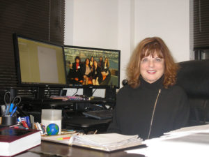 Stiller at her office on Linden Oaks, Rochester. Photo by Mike Costanza.