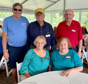 Corvette drivers all and members of the Rochester Corvette Club: from left, front row, are Joyce Juzwiak and Cheryl Russell, and back row, Tony Caraglio, Joe Juzwiak and Bob Russell. 