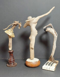 “Assemblage” sculpture series, by Nancy Radzik.